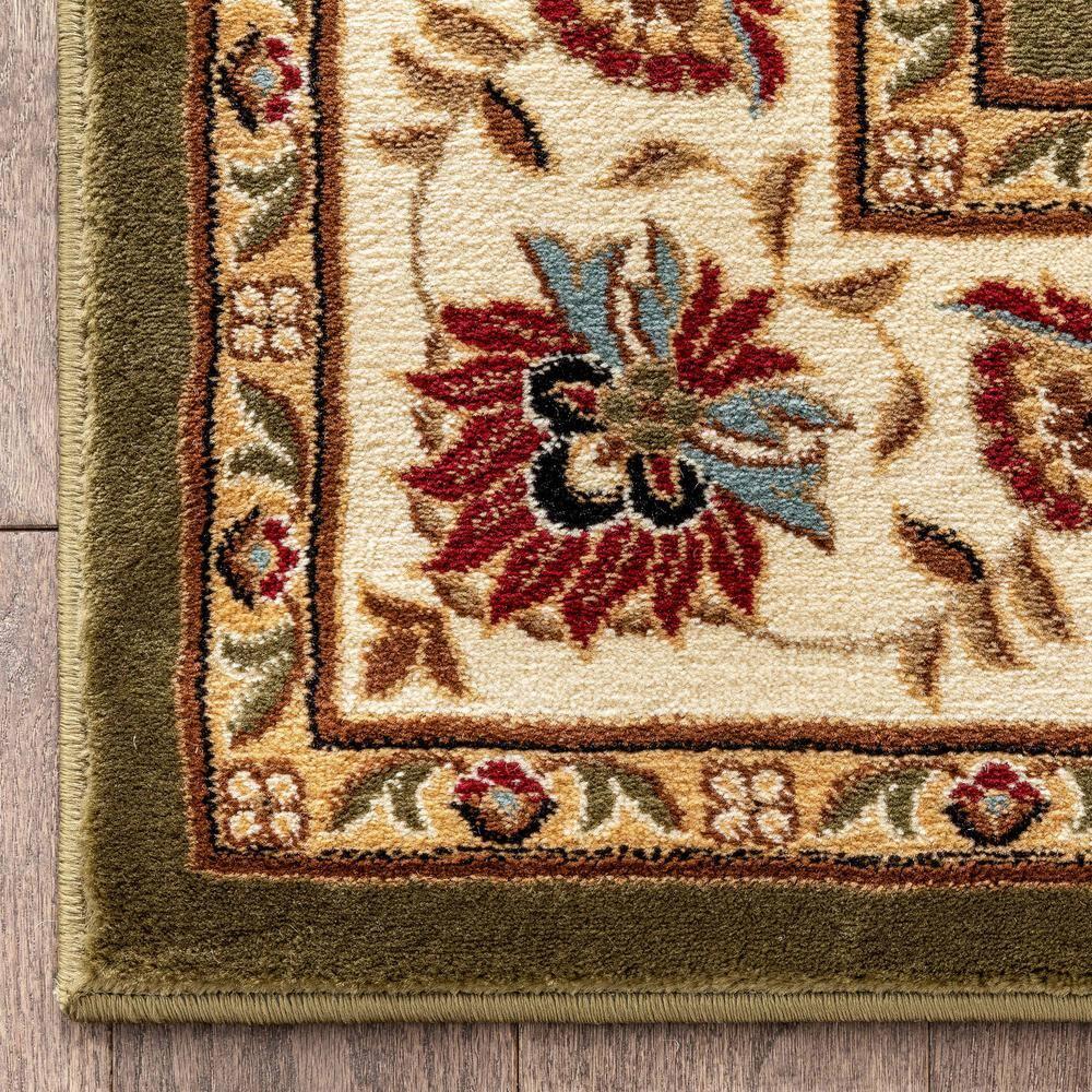 Well Woven Timeless Abbasi Oriental Persian Green 5'3" x 7'3" Area Rug
