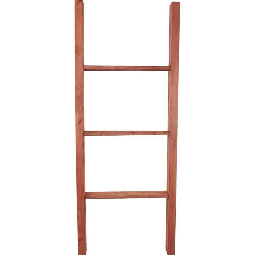Ekena Millwork Vintage Farmhouse Rung Decorative Ladder