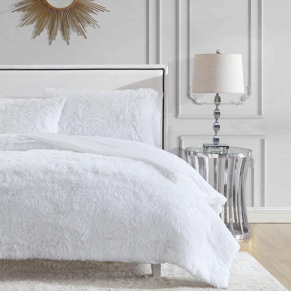 Juicy Couture Juicy Couture Shaggy Faux Fur Comforter & Shams Bedding Sets