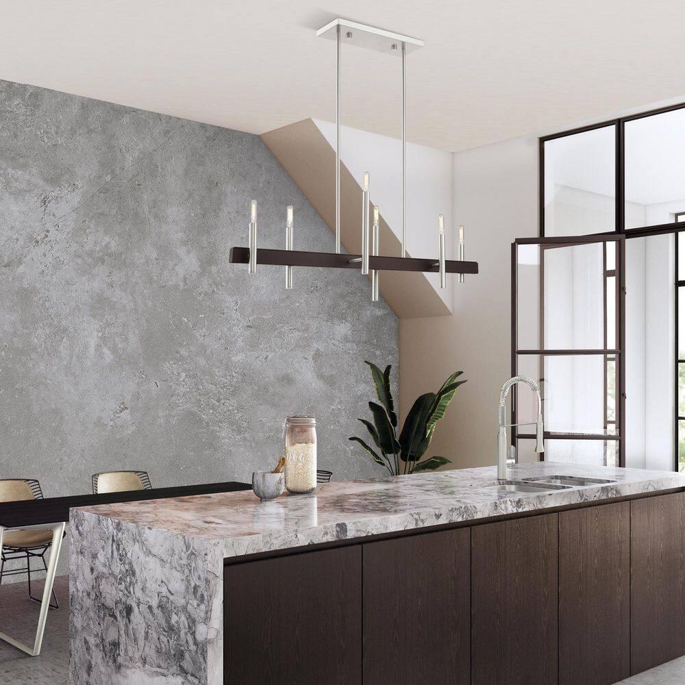 6 - Light Kitchen Island Chandelier