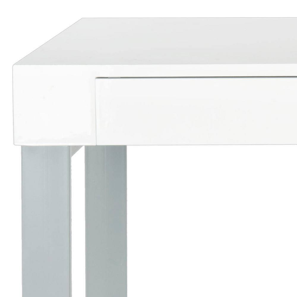 Barton Desk - FOX2206 - White/Grey - Safavieh Couture