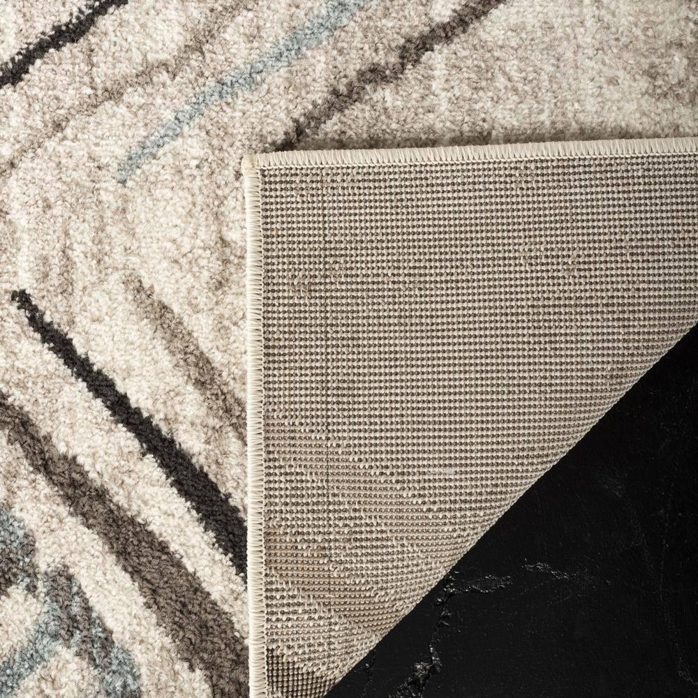 Amsterdam AMS112 Power Loomed Indoor Accent Rug - Cream/Charcoal - 3'x5' - Safavieh