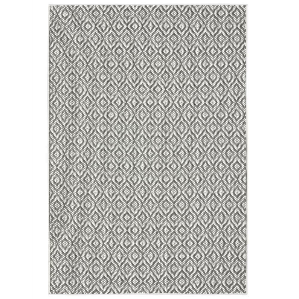 5'3" x 7'3" Tripoli Lydia Indoor/Outdoor Rug Gray/Cream - Home Dynamix