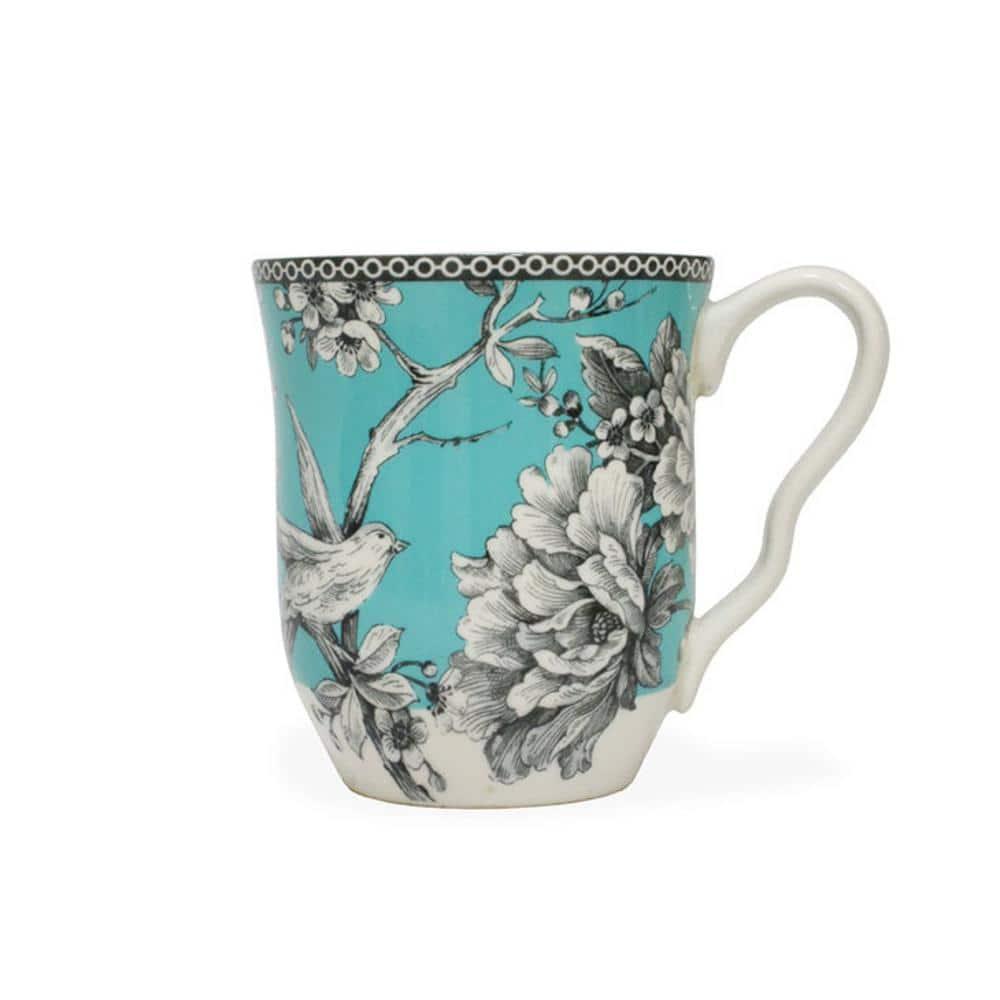 222 Fifth 222 Fifth Adelaide 16-Piece Porcelain Floral Dinnerware Set - Service For 4