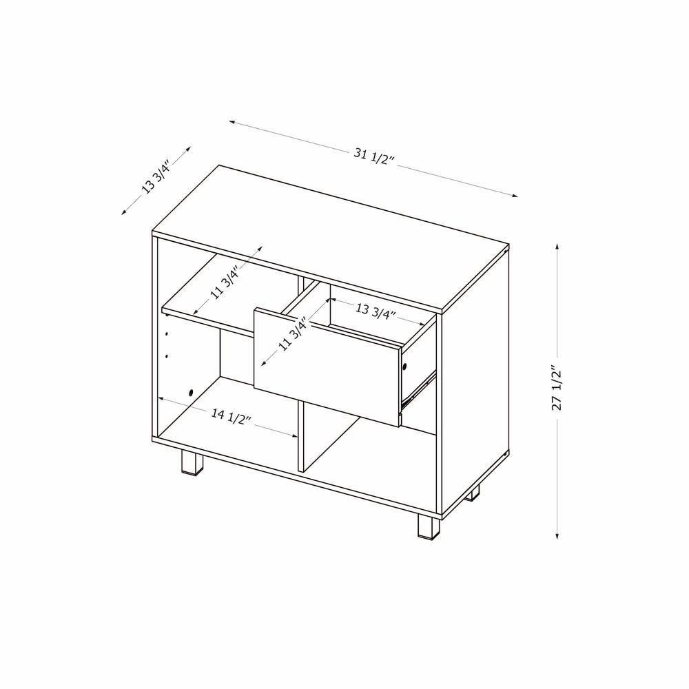 Octave 27.5" Small 1 - Door Accent Cabinet