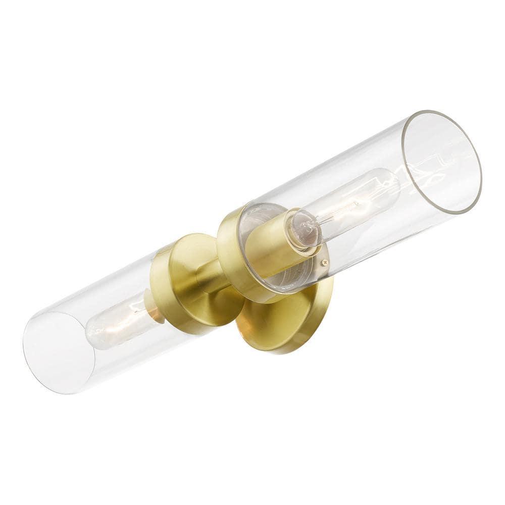 Livex Lighting Ludlow 2 - Light Vanity in  Satin Brass