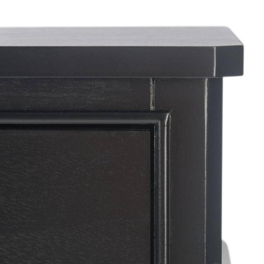 Opal 2 Drawer Console Table - CNS5726B - Black - Safavieh