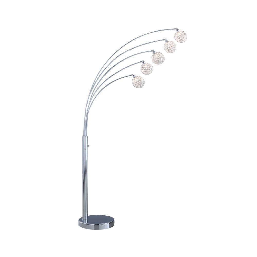 Artiva USA 84'' Shiny Silver Tree Floor Lamp