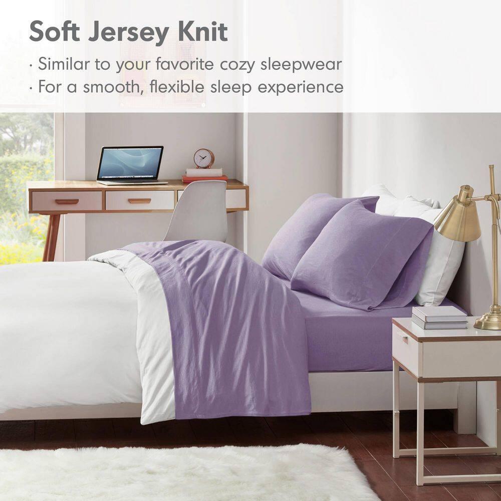 Cotton Blend Jersey Knit All Season Sheet Set