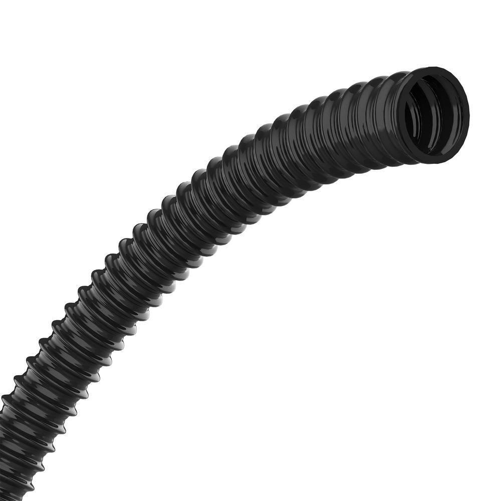 1.5" x 100' Kink Free Heavy Hose Black - Alpine Corporation