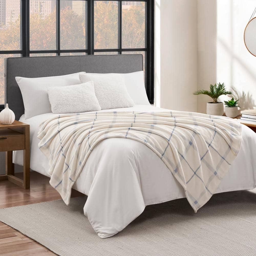 Lucky Brand Lucky Brand Palmdale Reversible Plush & Cozy Thow Blankets - 50" x 70"