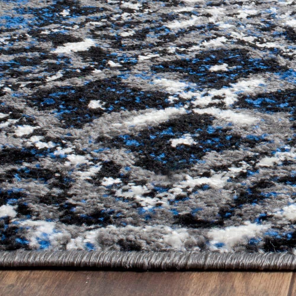 Adirondack ADR111 Machine Made Indoor Runner - Silver/Multi - 2'-6"x10' - Safavieh