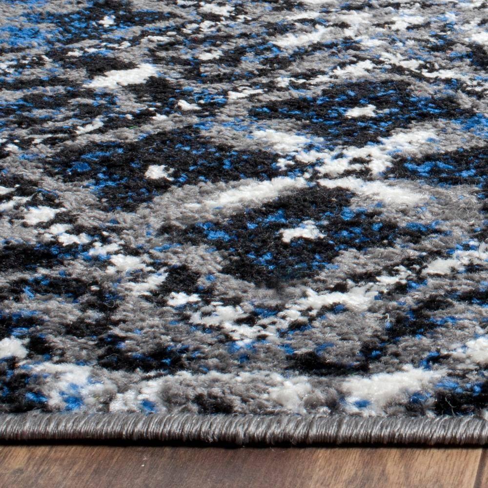 Adirondack ADR111 Machine Made Indoor Area Rug - Silver/Multi - 4'x4' - Safavieh