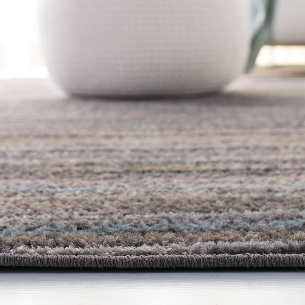 Amsterdam AMS111 Power Loomed Indoor Area Rug - Silver/Beige - 4'x6' - Safavieh