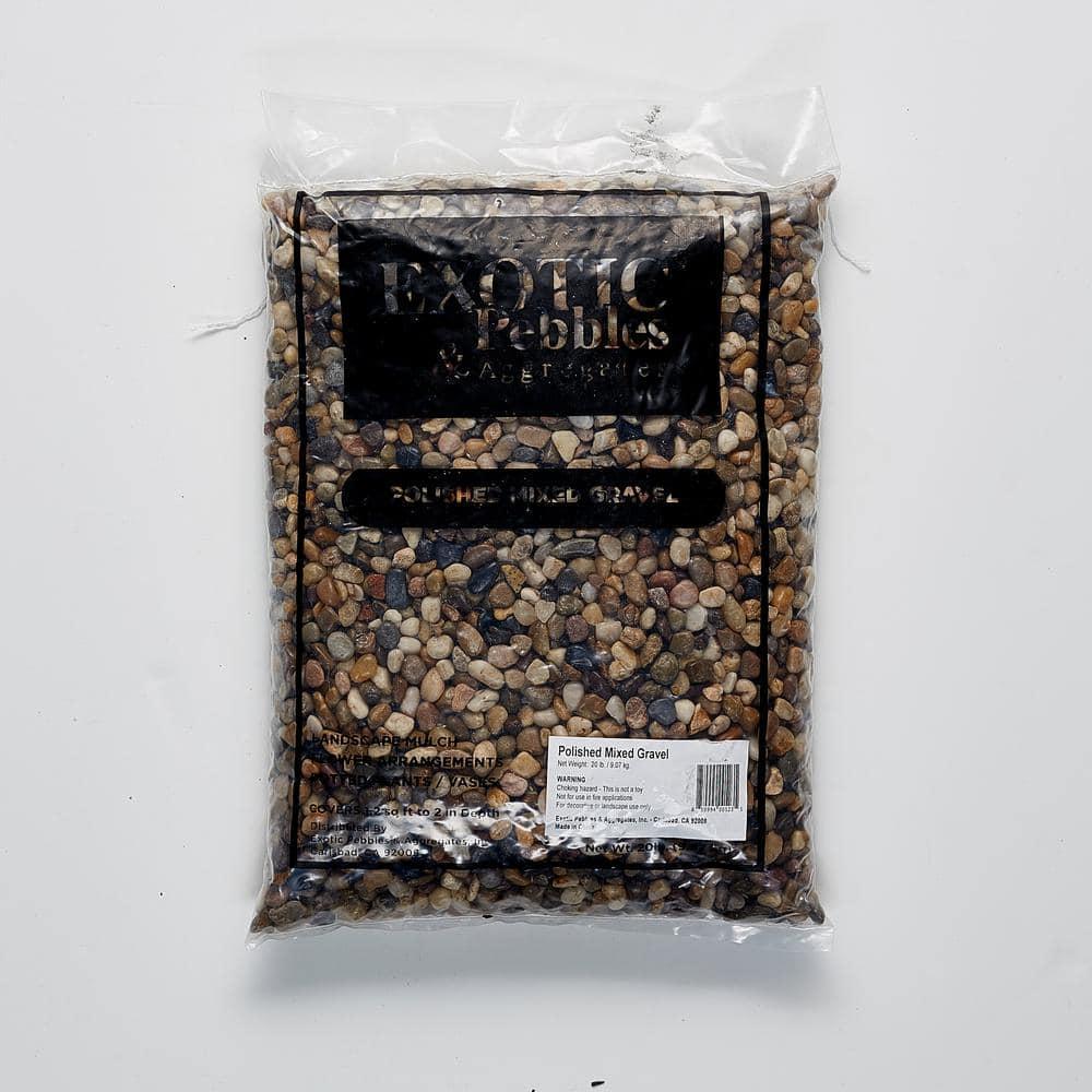 Exotic Pebbles & Glass Landscape & Nature Vase Filler