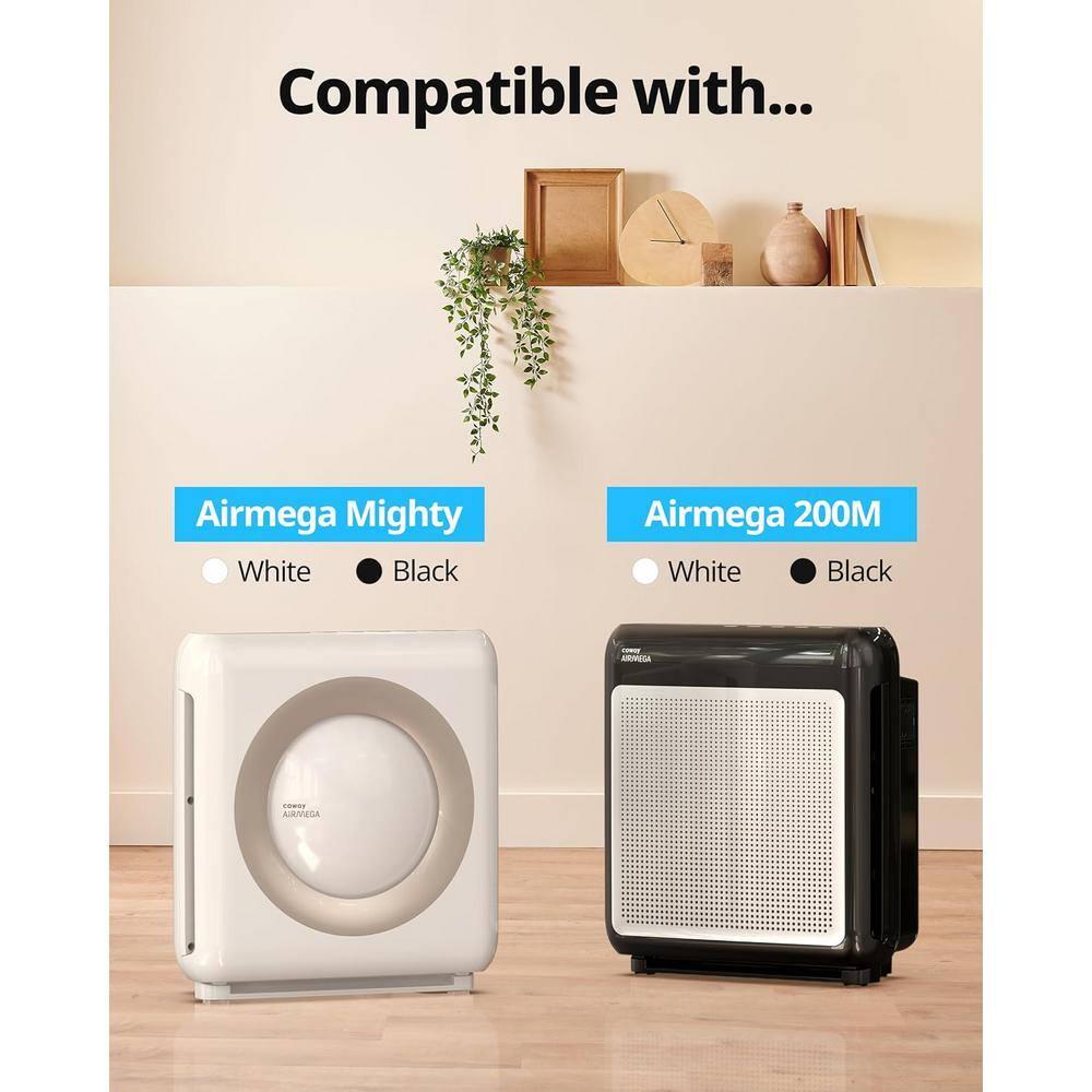 COWAY AP-1512HH & 200M Air Purifier Filter Replacement, Allergen Filter Pack, 2 Allergen Deodorization Filters and 1 True HEPA Filter