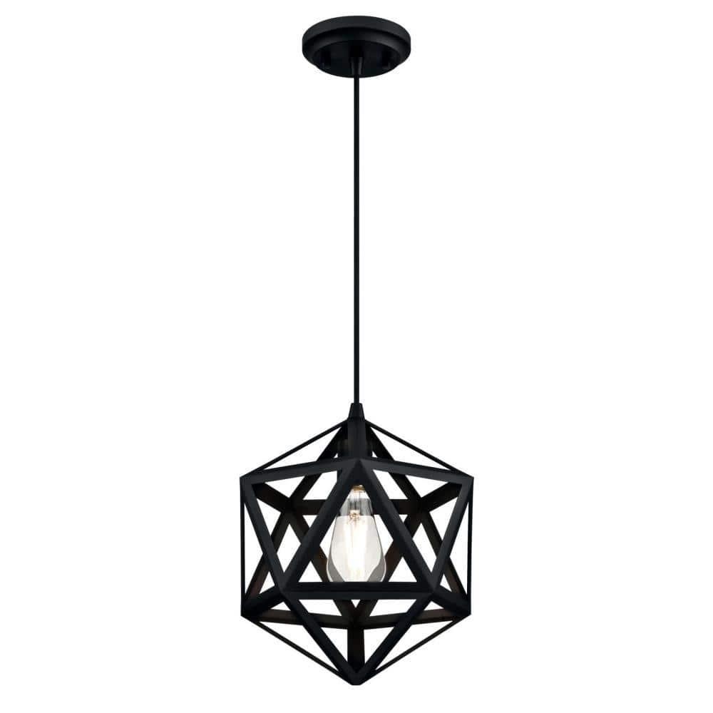 Westinghouse Lighting 6355700 1 Light Pendant Matte Black Finish