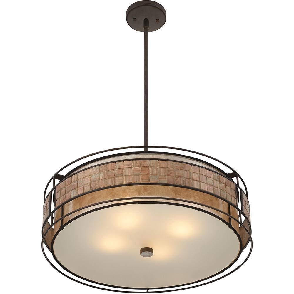 Quoizel Lighting Laguna 4 - Light Pendant in  Renaissance Copper