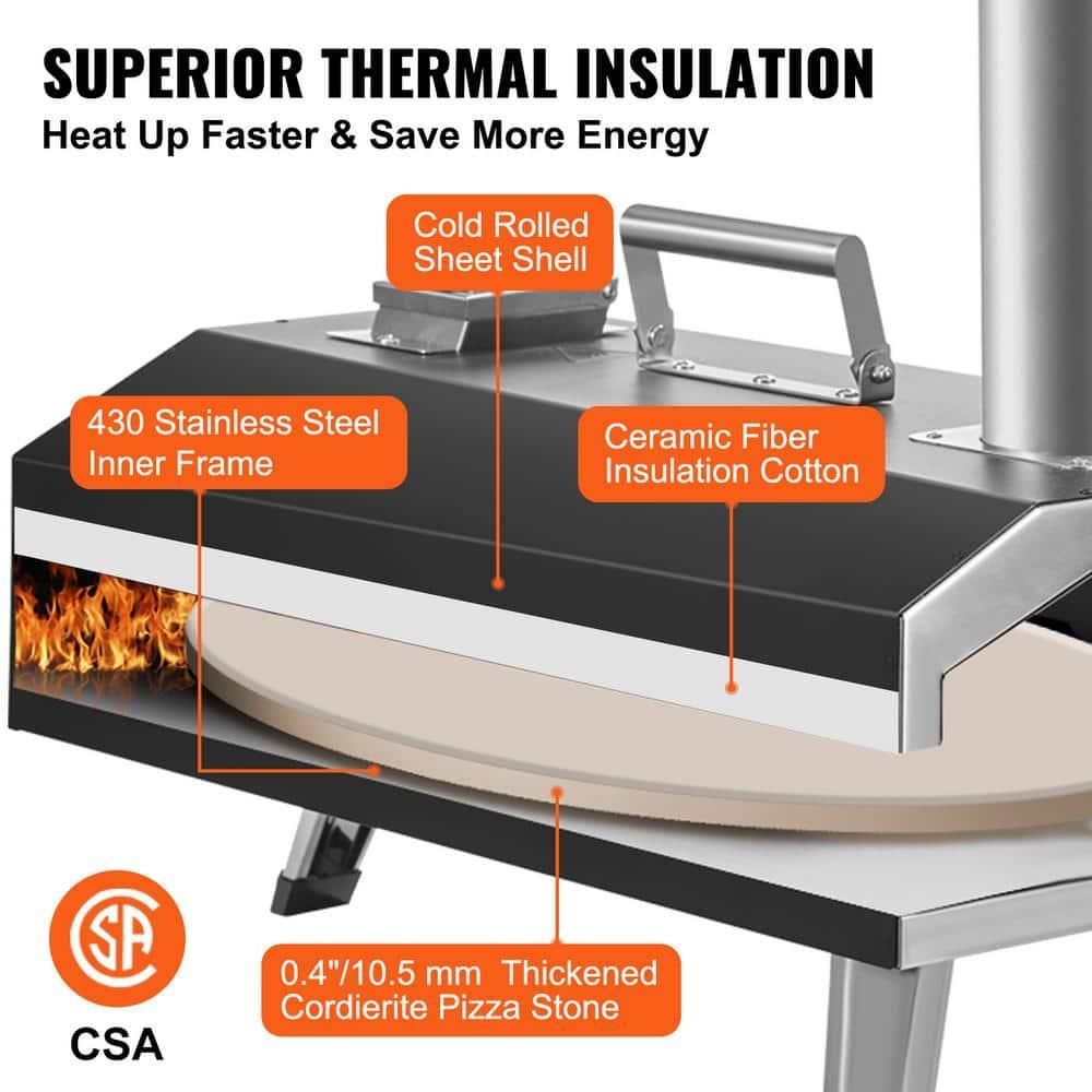 VEVOR VEVOR Stainless Steel Free Standing Pizza Oven