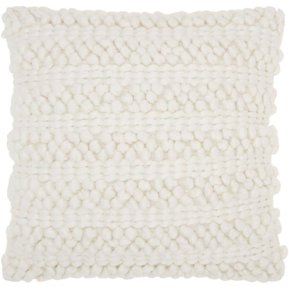Mina Victory Striped Throw Pillow With Texture
