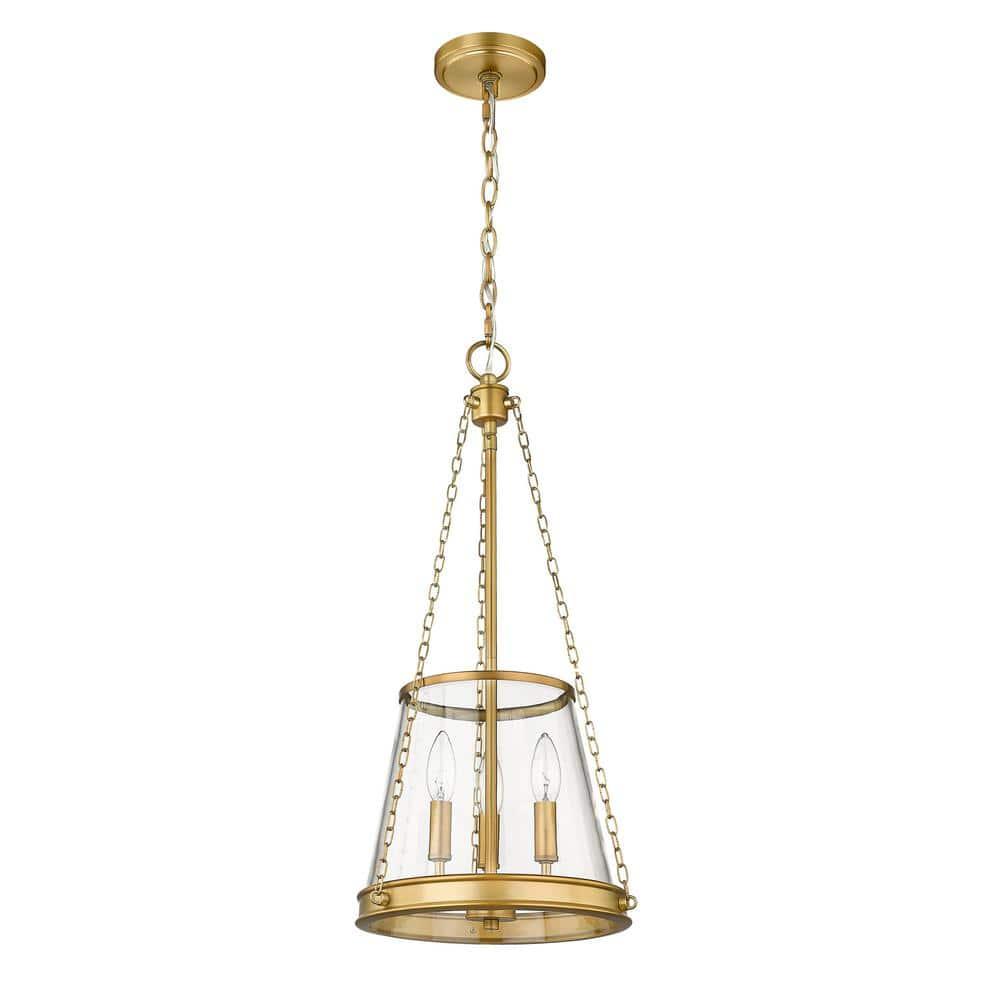 Z-Lite Prescott 3 - Light Pendant in  Rubbed Brass