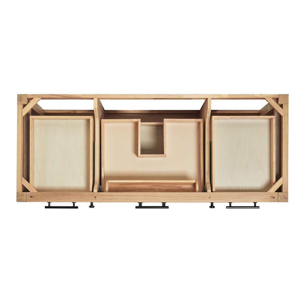 ARIEL Broeder 55 Single Sink Bathroom Vanity with Pure White Quartz Top