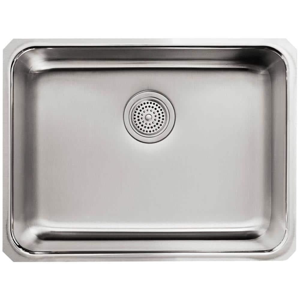 Undertone® 23" L x 17-1/2" W x 9-13/16" Medium Squared Under-Mount Single-Bowl Kitchen Sink
