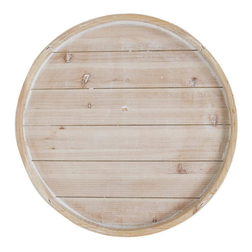 Alpine Corporation MBB172 Wood 2-Tier Rolling Storage Cart for Books, Plants, Decor, Rustic Storage Push Cart with 2 Shelves