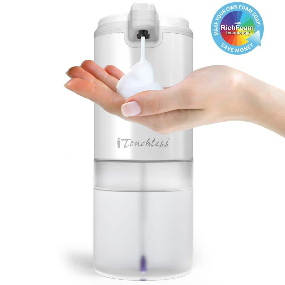 iTouchless Automatic Stainless Steel Foaming Soap Dispenser