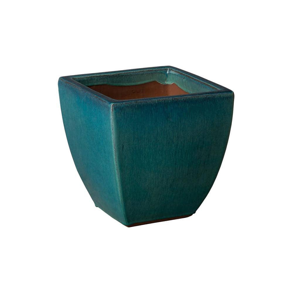 Emissary Lok Planter 12" x 12" - Teal