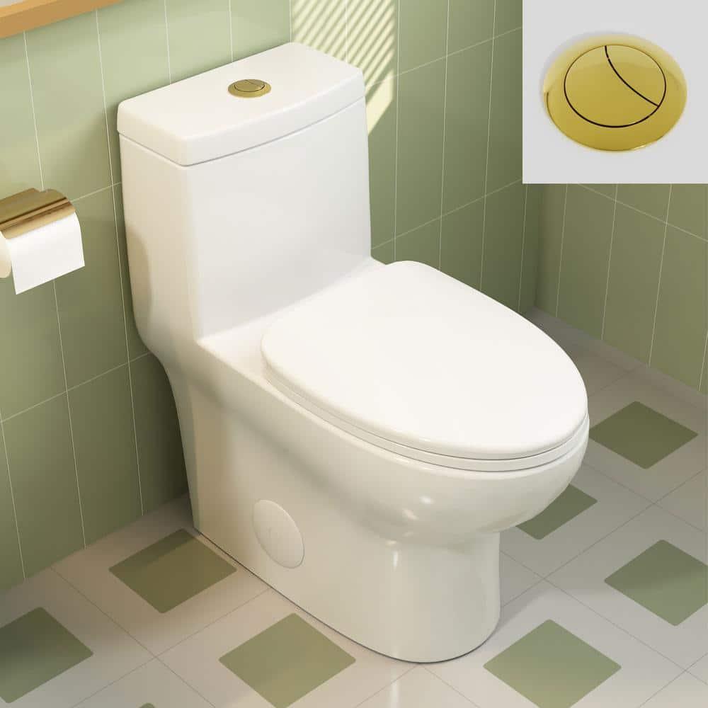 Ally Standard Bathroom Toielt, Modern Toilet with Comfort Chair Height Floor Mounted(Seat Included)