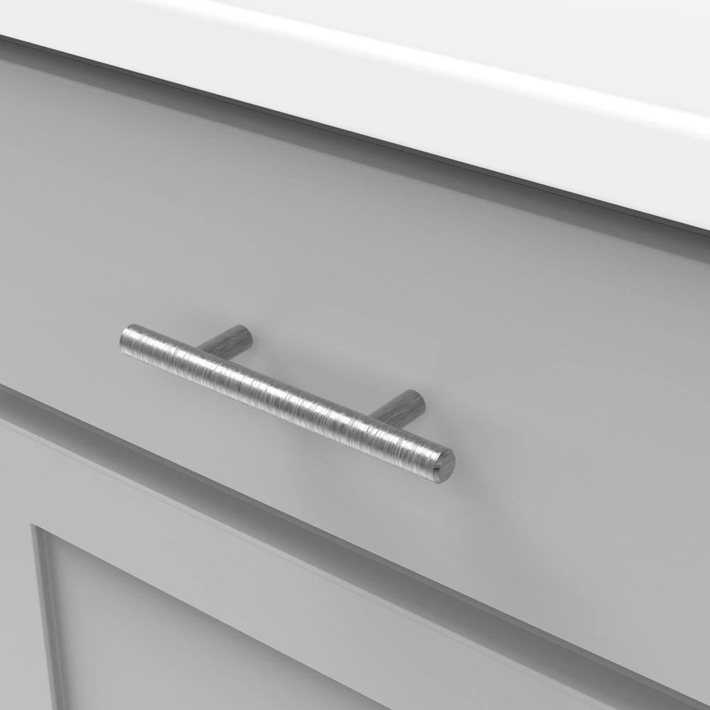 Hickory Hardware Bar Pulls Collection Pull - 3" Center to Center Cabinet Pull Brushed Black Nickel - Contemporary, Minimalist Hardware for Drawers & Cabinets