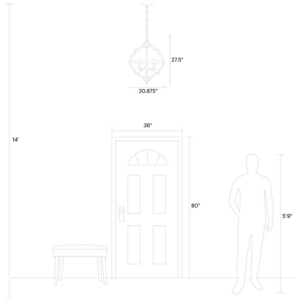 Four Light Hall / Foyer