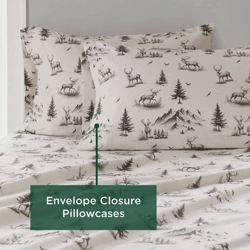 Woolrich 100% Cotton Flannel Sheet Set