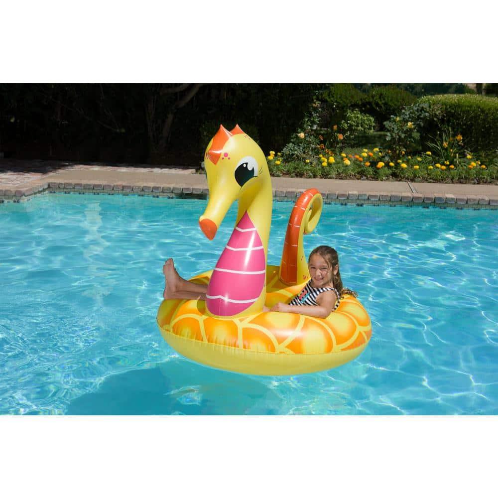 Poolmaster 48" Yellow Seahorse Tube