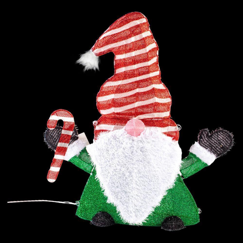 32 in. LED Lighted Gnome