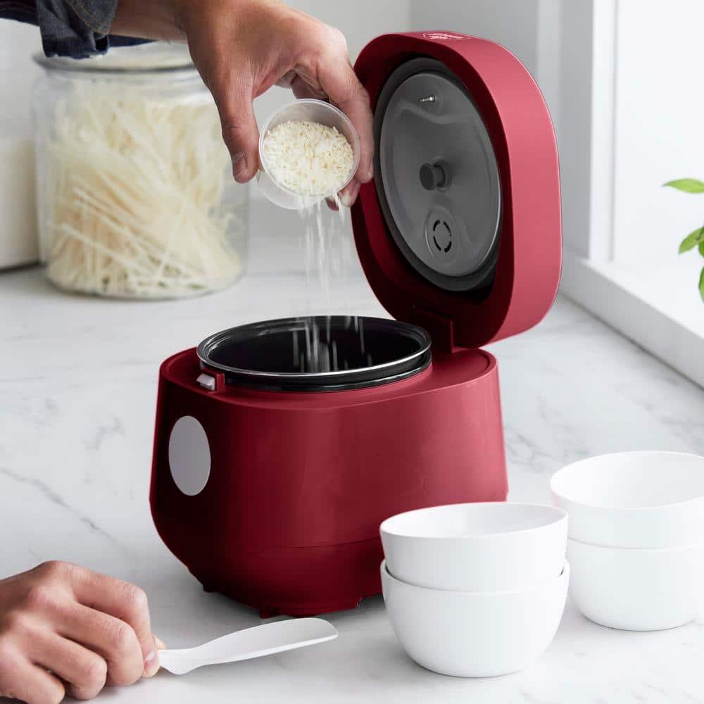GreenLife Rice Cooker | Red