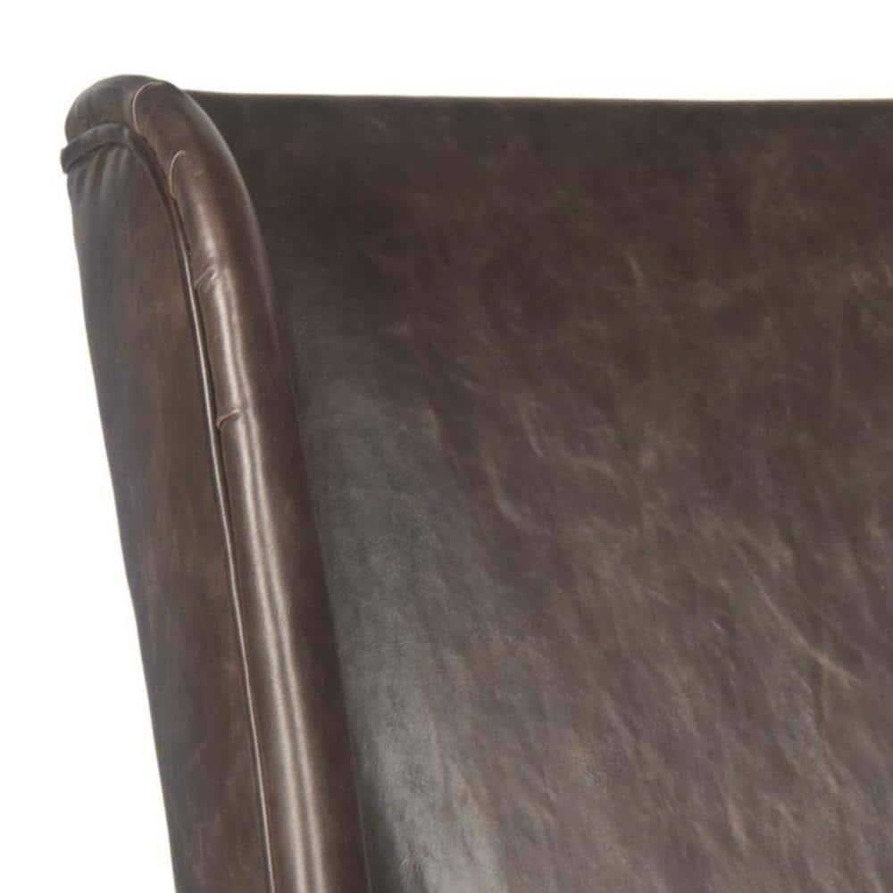 Bacall 20" H Dining Chair - MCR4501 - Antique Brown - Safavieh Couture