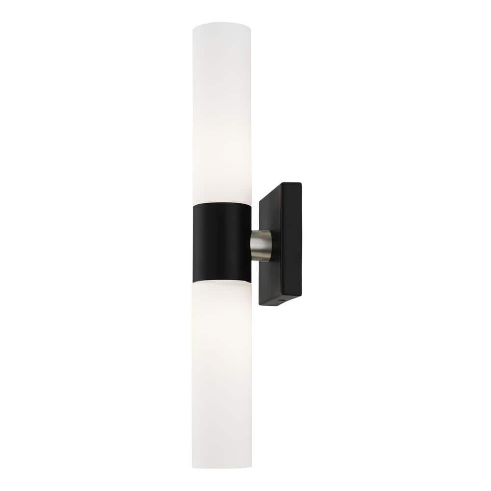 Livex Lighting Black ADA 2-Light Vanity Sconce