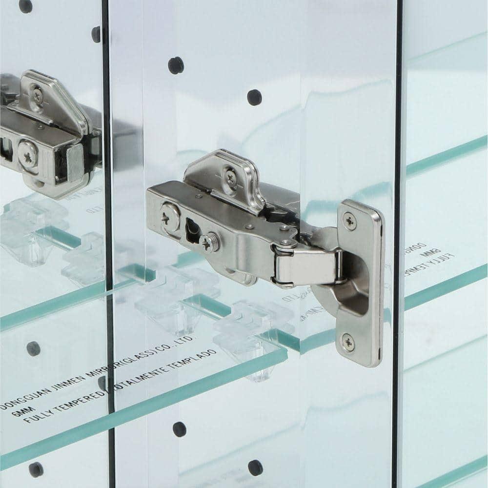 24 in. W x 30 in. H Rectangular Medicine Cabinet with Mirror