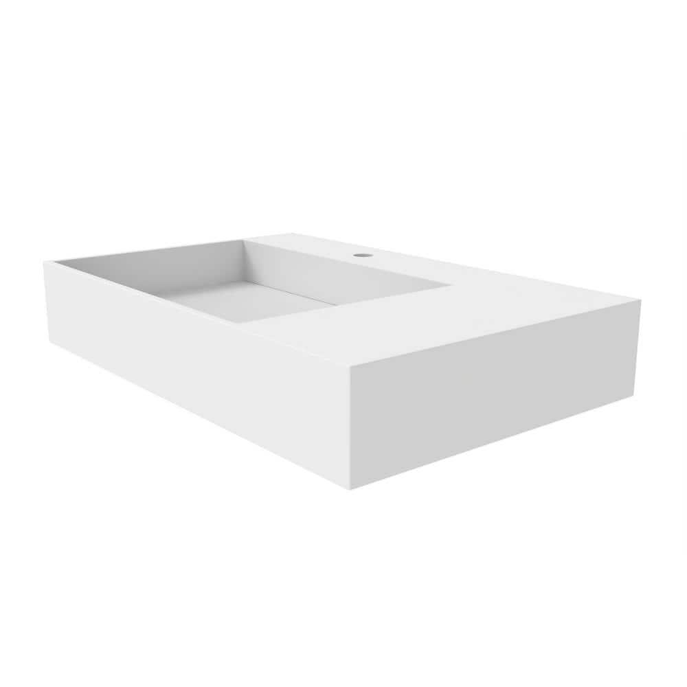 Juniper 30" Wall Mounted Bathroom Sink With Left Basin