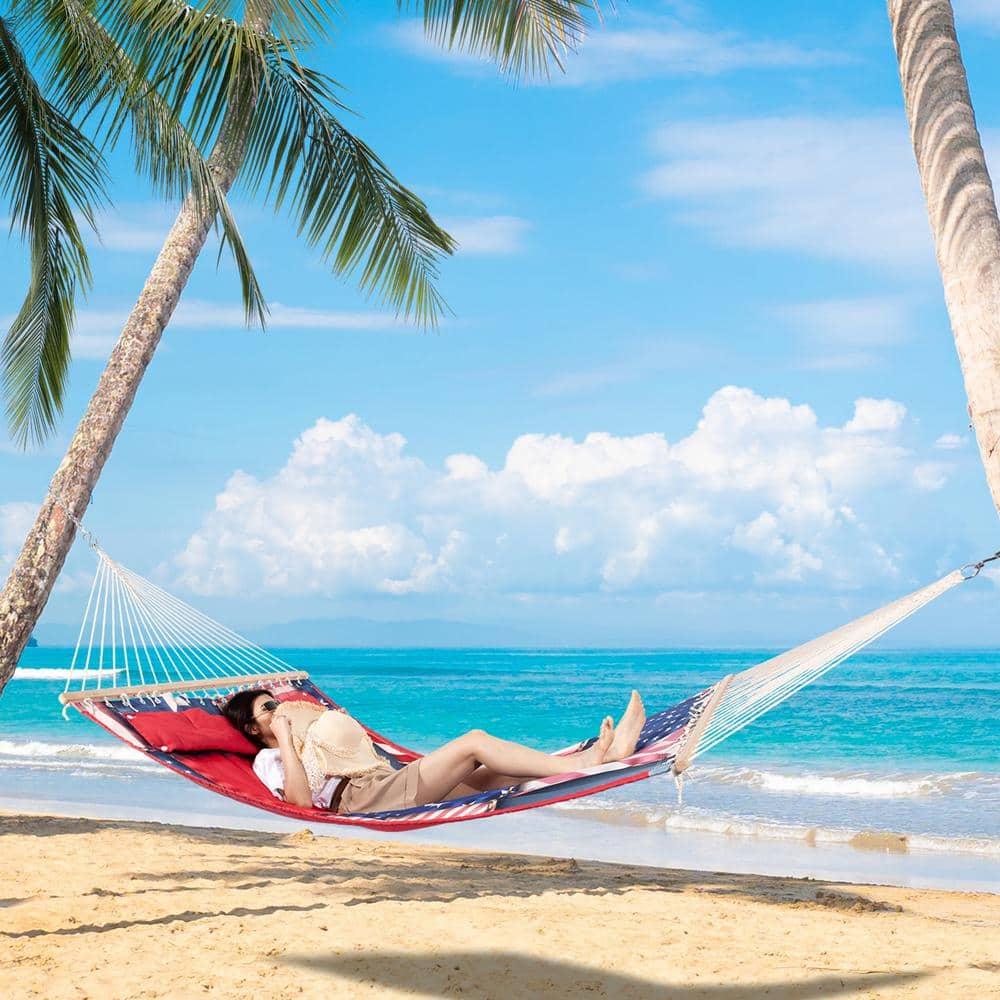 Hammock Quilted 80" X 55" - American Flag