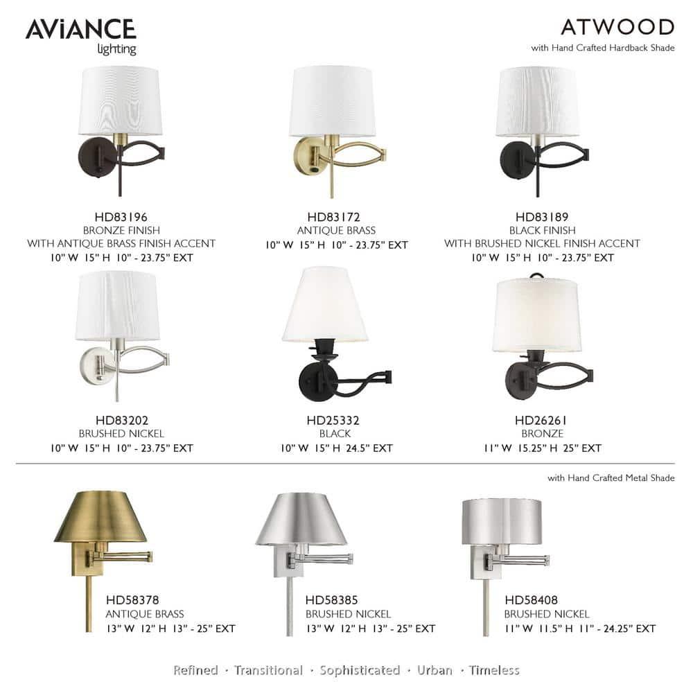 Livex Lighting 1 - Light Wall Light in  Brushed Nickel