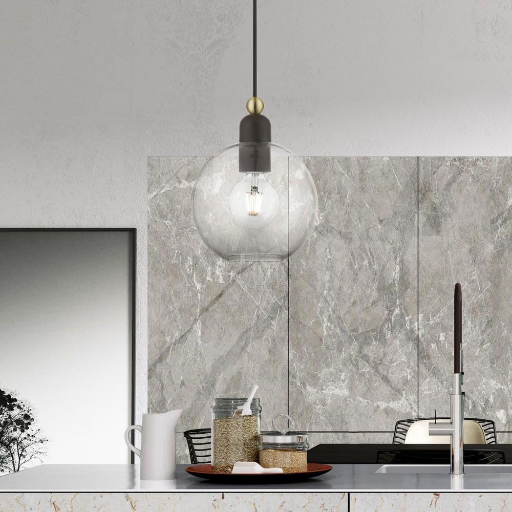 Livex Lighting Downtown 1 - Light Pendant in  Bronze/Antique Brass