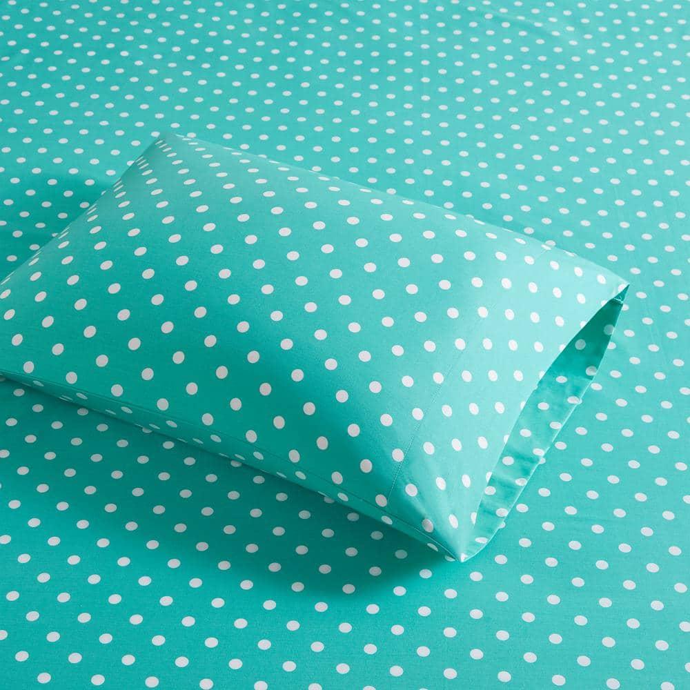 Mi Zone Polka Dot Polka Dot Printed 100% Cotton Sheet Set