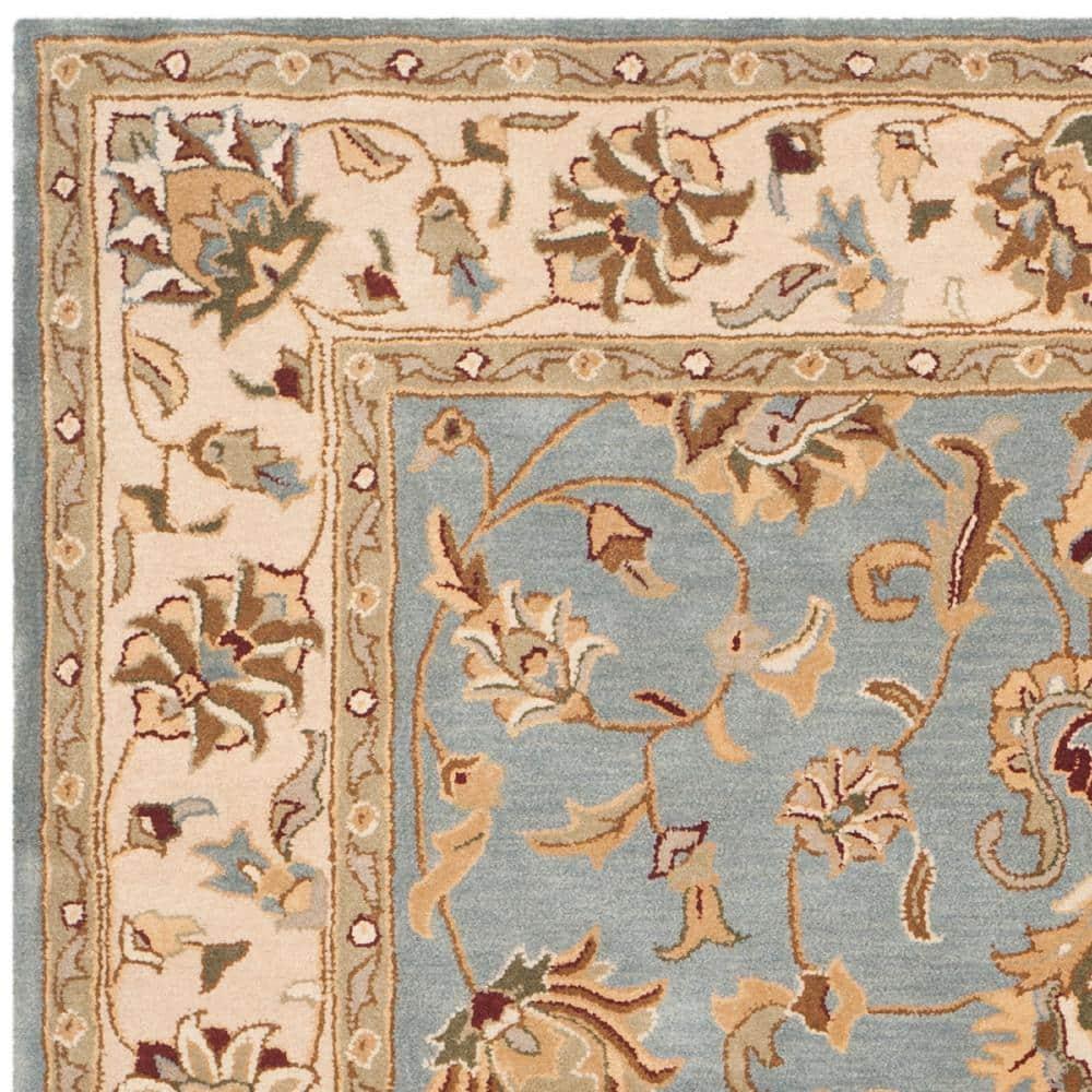 Royalty ROY343 Hand Tufted Runner Rug - Blue/Beige - 2'3"x7' - Safavieh.