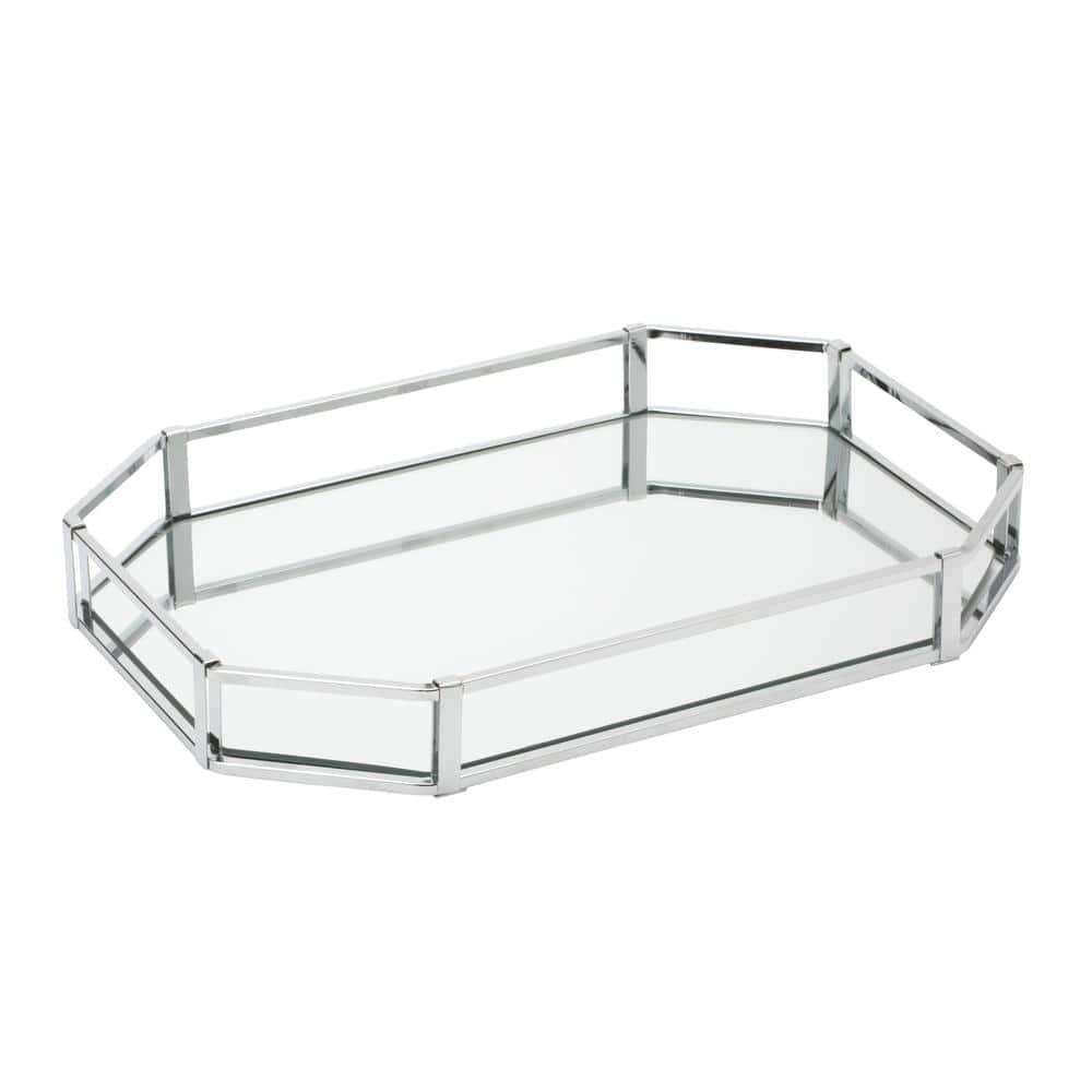 Simplify Trellas Octangular Design Mirror Vanity Tray & Reviews | Wayfair