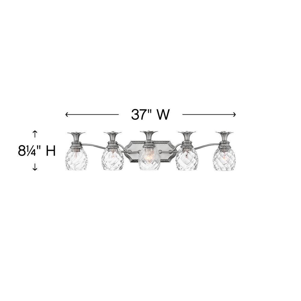 Hinkley Plantation 5-Light Dimmable Vanity Light
