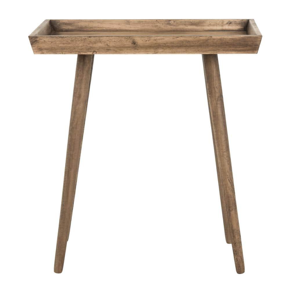 Nonie Tray Accent Table - Light Brown - Safavieh.