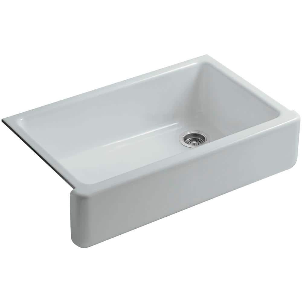 Whitehaven® Self-Trimming 36" L x 22" W Farmhouse Kitchen Sink
